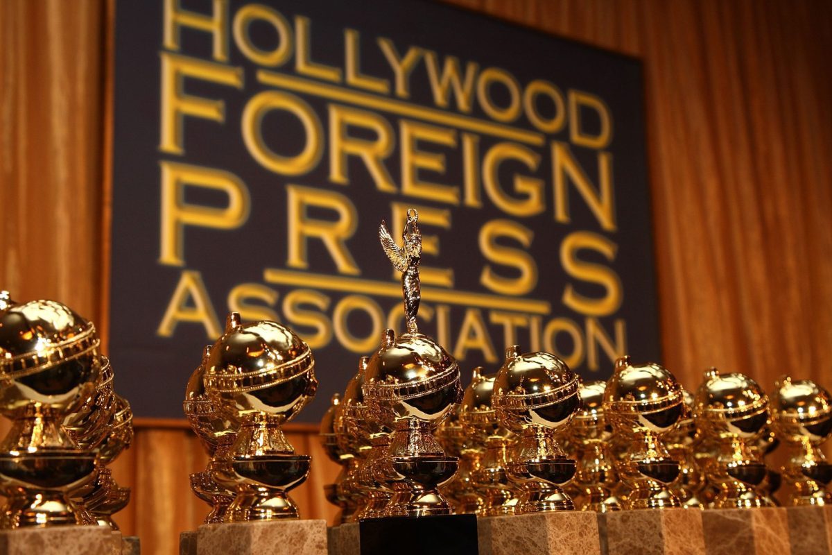 Golden Globe Statuettes that is awarded to the 2023 Golden Globe winners.