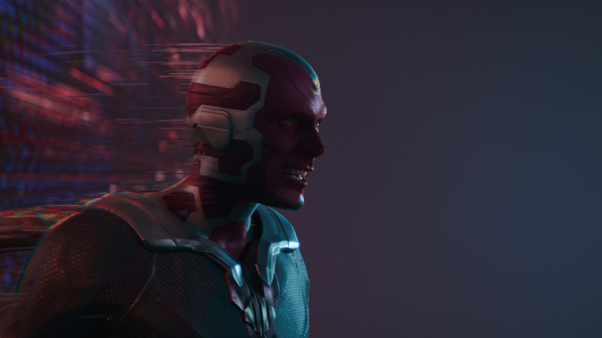 Paul Bettany as Vision in WandaVision - Courtesy of Disney.