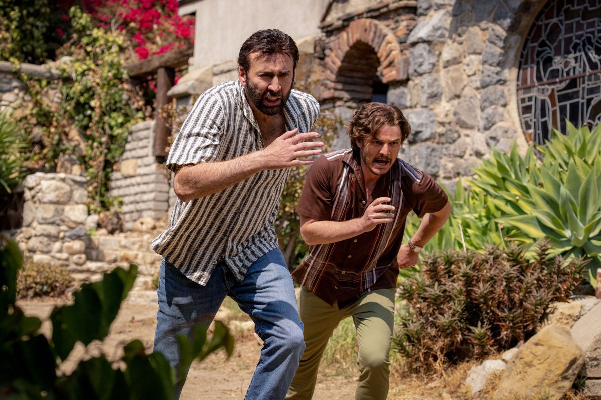 Nicolas Cage as Nicolas Cage and Pedro Pascal as Jian Gutierrez in The Unbearable Weight of Massive Talent - Courtesy of Studiocanal. 